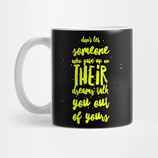 Dream Talk Yellow Mug